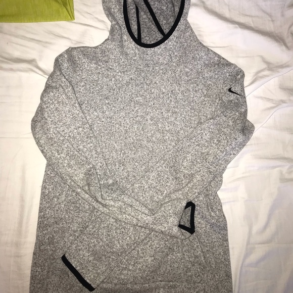 Heather Grey Nike hoodie - Picture 1 of 4